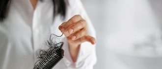 Learn more about how stress affects hair loss.